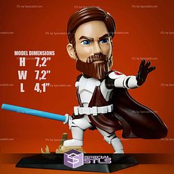 Chibi STL Collection General Kenobi