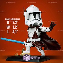 Chibi STL Collection General Kenobi
