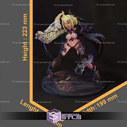 Chimaera Monster Girl 223mm STL Files