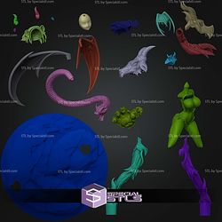 Chimaera Monster Girl 223mm STL Files