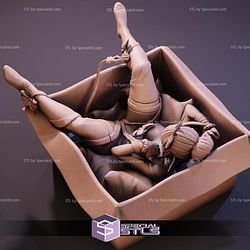 Christmas Gift Girl in Box STL Files