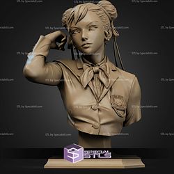 Chun Li School Girl Bust STL Files