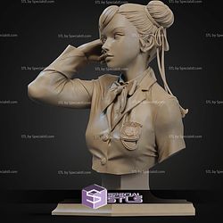 Chun Li School Girl Bust STL Files