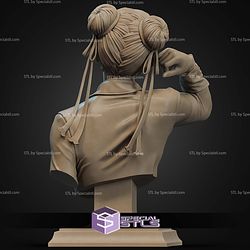 Chun Li School Girl Bust STL Files