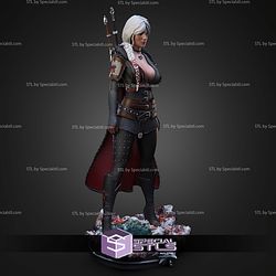 Ciri the Witcher Ice Base STL Files