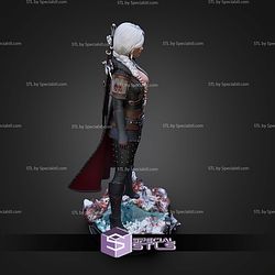 Ciri the Witcher Ice Base STL Files