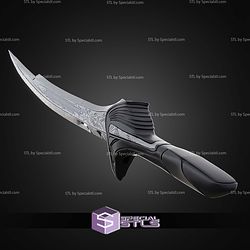 Cosplay STL Files Alita Battle Angel Damscus Blade Sword