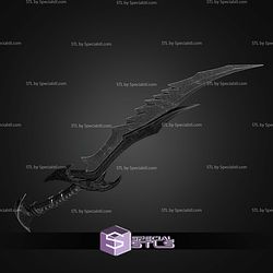 Cosplay STL Files Daedric Sword