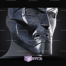 Cosplay STL Files Dr Doom Mask 200mm