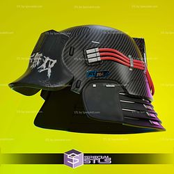 Cosplay STL Files Kabuto Helmet Cyberpunk 2077