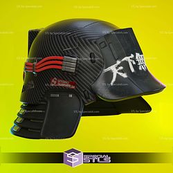 Cosplay STL Files Kabuto Helmet Cyberpunk 2077