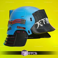 Cosplay STL Files Kabuto Helmet Cyberpunk 2077