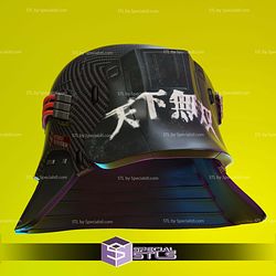 Cosplay STL Files Kabuto Helmet Cyberpunk 2077
