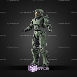 Cosplay STL Files Mark 5 Campaign Evolved Armor Helmet