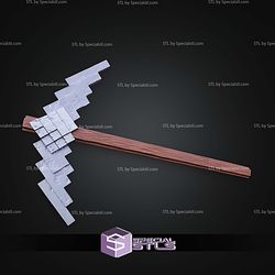 Cosplay STL Files Minecraft Movie Pickaxe