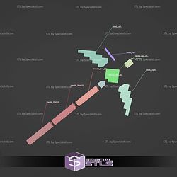 Cosplay STL Files Minecraft Movie Pickaxe