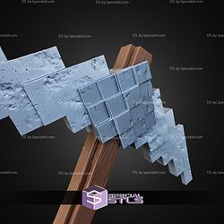 Cosplay STL Files Minecraft Movie Pickaxe