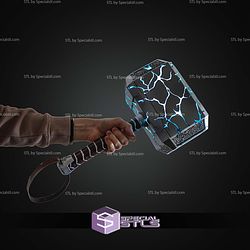Cosplay STL Files Mjolnir Hammer Love and Thunder