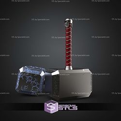 Cosplay STL Files Mjolnir Hammer Love and Thunder