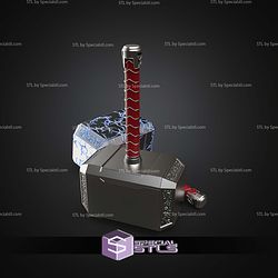 Cosplay STL Files Mjolnir Hammer Love and Thunder