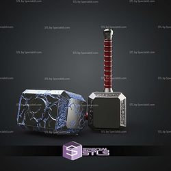 Cosplay STL Files Mjolnir Hammer Love and Thunder