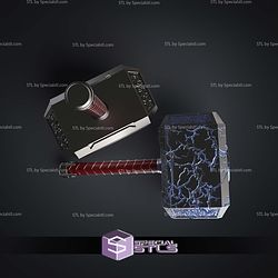Cosplay STL Files Mjolnir Hammer Love and Thunder