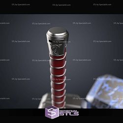 Cosplay STL Files Mjolnir Hammer Love and Thunder