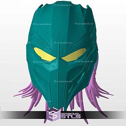 Cosplay STL Files Predator Badlands Metal Helmet