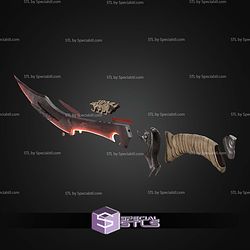 Cosplay STL Files Predator Badlands Sword
