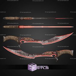 Cosplay STL Files Predator Badlands Sword