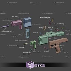 Cosplay STL Files SP18 SMG Predator Badlands