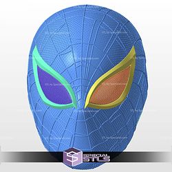 Cosplay STL Files Spider Man Peter Parker Helmet Superior Suit