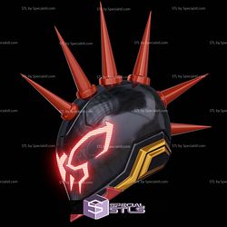 Cosplay STL Files Spider Punk 2099 Marvel Rivals Mask