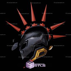 Cosplay STL Files Spider Punk 2099 Marvel Rivals Mask
