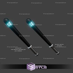 Cosplay STL Files The Glow Rod Demolition man