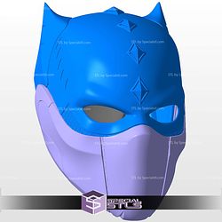Cosplay STL Files War of Wakanda Black Panther Helmet