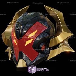 Cosplay STL Files X Tron Helmet Marvel Rivals