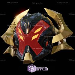 Cosplay STL Files X Tron Helmet Marvel Rivals