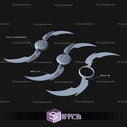 Cosplay STL Files Yautja Spinning Blade Predator Badlands