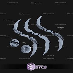 Cosplay STL Files Yautja Spinning Blade Predator Badlands