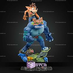 Crash Bandicoot 300mm STL Files