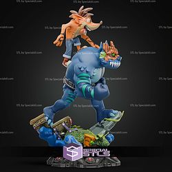 Crash Bandicoot 300mm STL Files