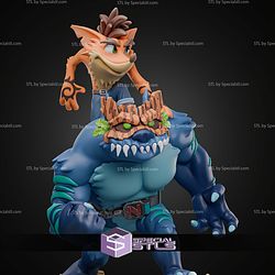 Crash Bandicoot 300mm STL Files