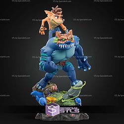 Crash Bandicoot 300mm STL Files