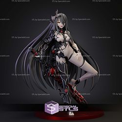 Crused Sword Monster Girl 221mm STL Files