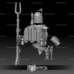 Custom 1-12 Figure STL Boba Fett Special Armor