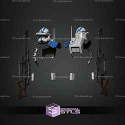 Custom 1-12 Figure STL Clone Sharpshooter