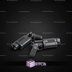 Custom 1-12 Figure STL K16 Bryar Pistol