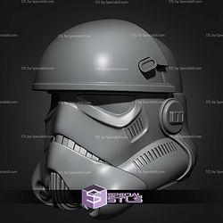 Custom 1-12 Figure STL Mimban Trooper Helmet