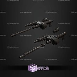 Custom 1-12 Figure STL RT-97C Heavy Rifle Blaster